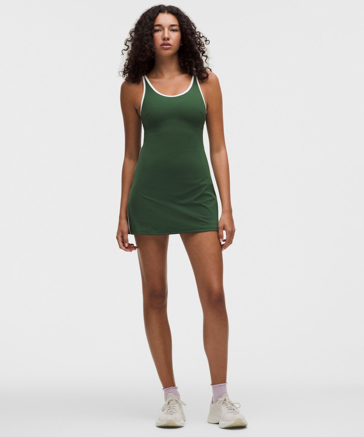 Scoop-Neck Cutout Tennis Dress