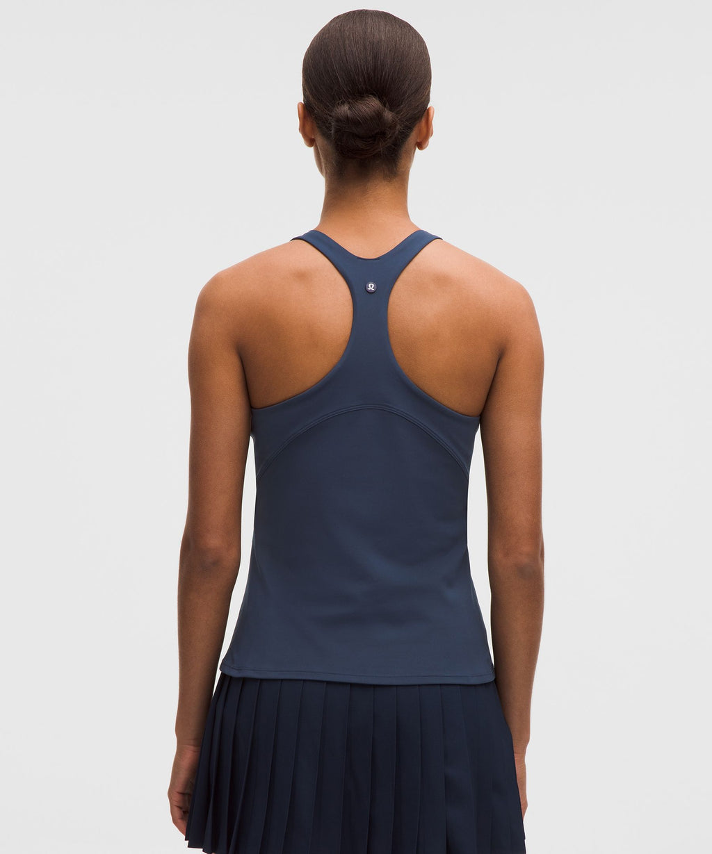Racerback High-Neck Tennis Tank TopB/C Cup