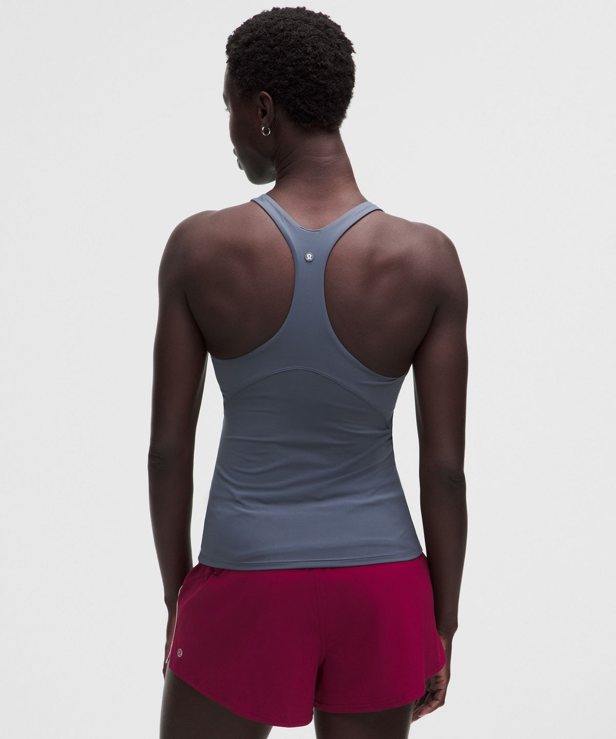 Racerback High-Neck Tennis Tank TopB/C Cup