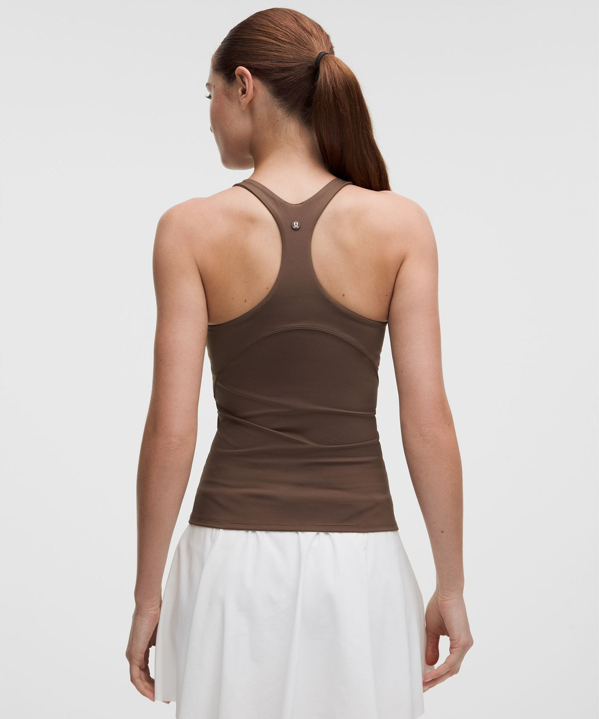 Racerback High-Neck Tennis Tank TopB/C Cup