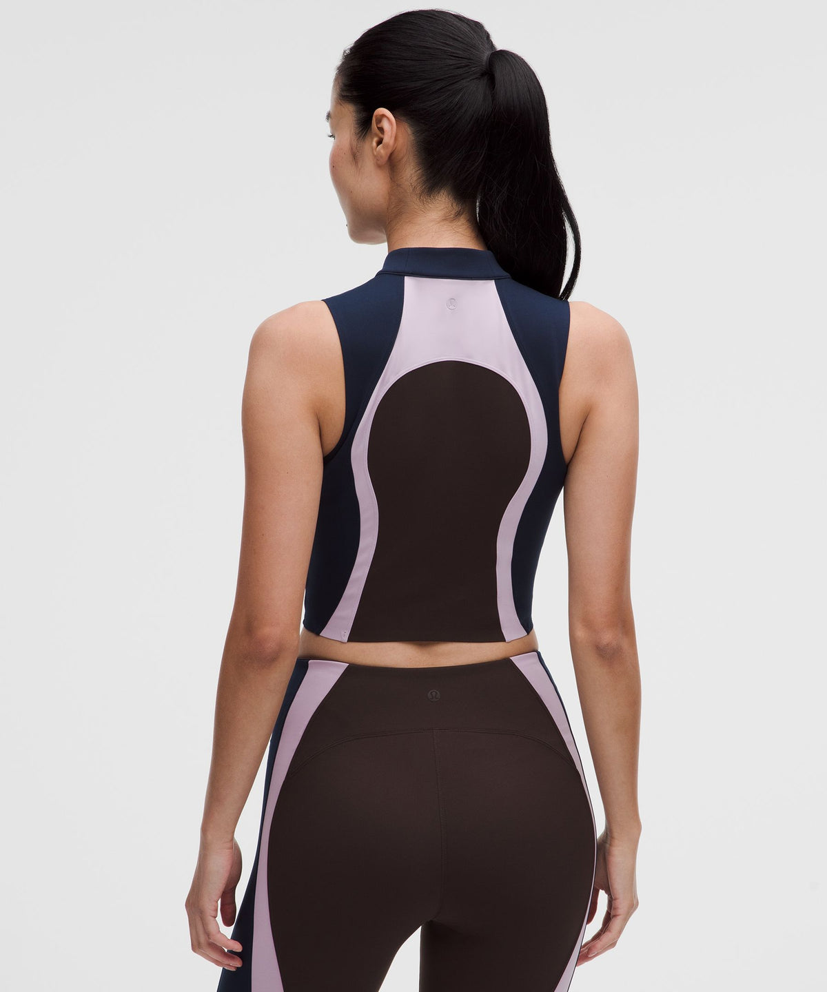 Ultralu™ Zip-Front Cropped Tank Top