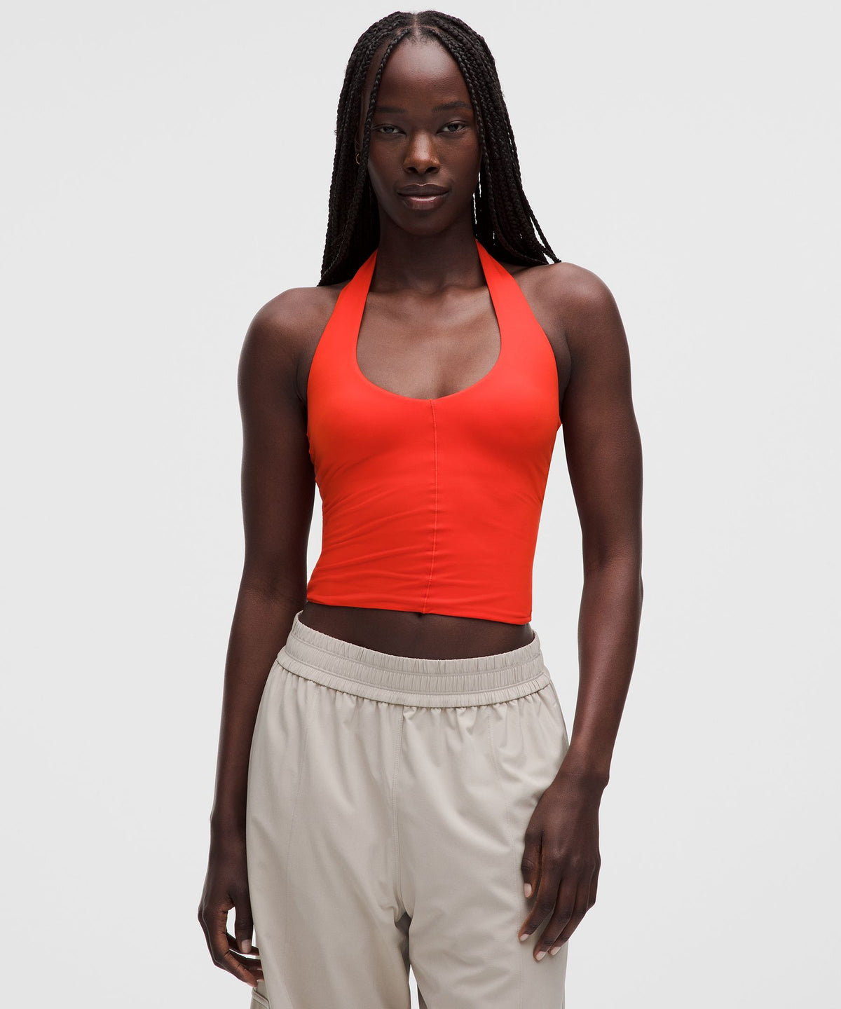 Wundermost Ultra-Soft Nulu Halter Tank Top