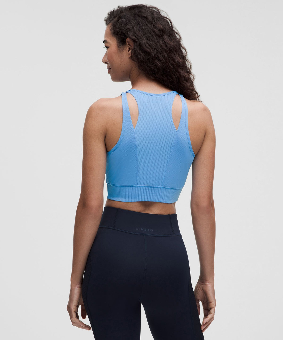 Mesh Cut-Out Cropped Tank TopSLNSH Collection