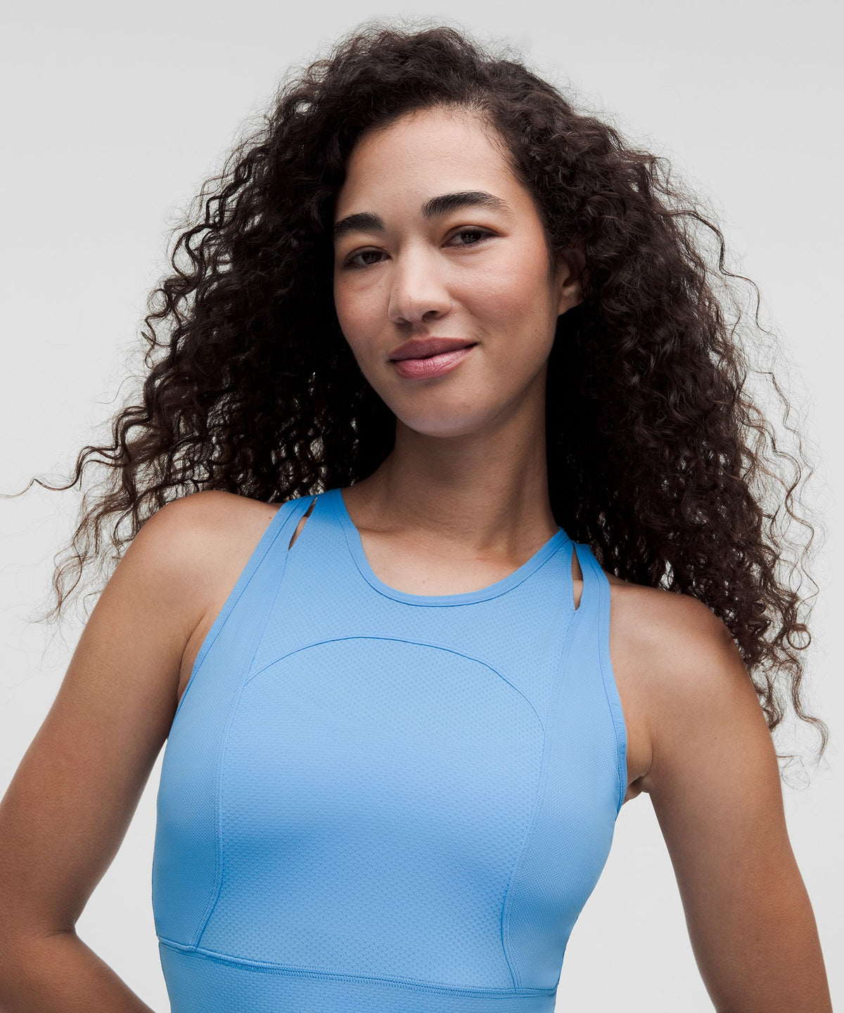 Mesh Cut-Out Cropped Tank TopSLNSH Collection
