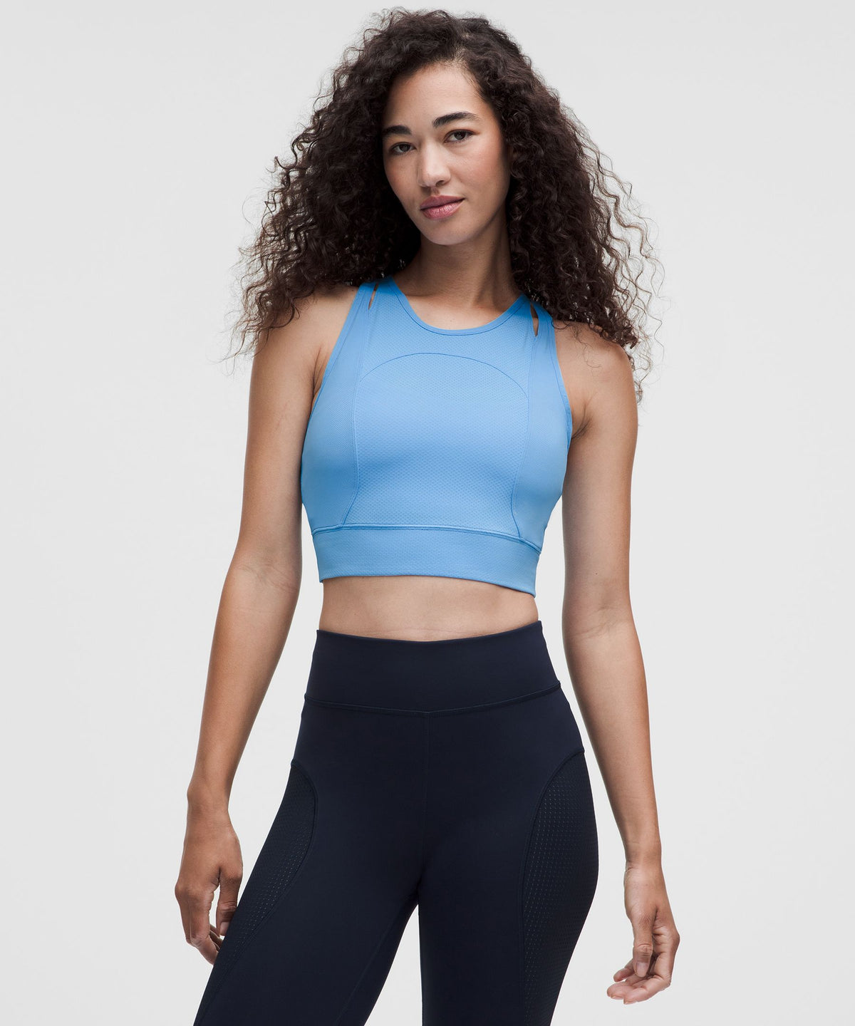 Mesh Cut-Out Cropped Tank TopSLNSH Collection