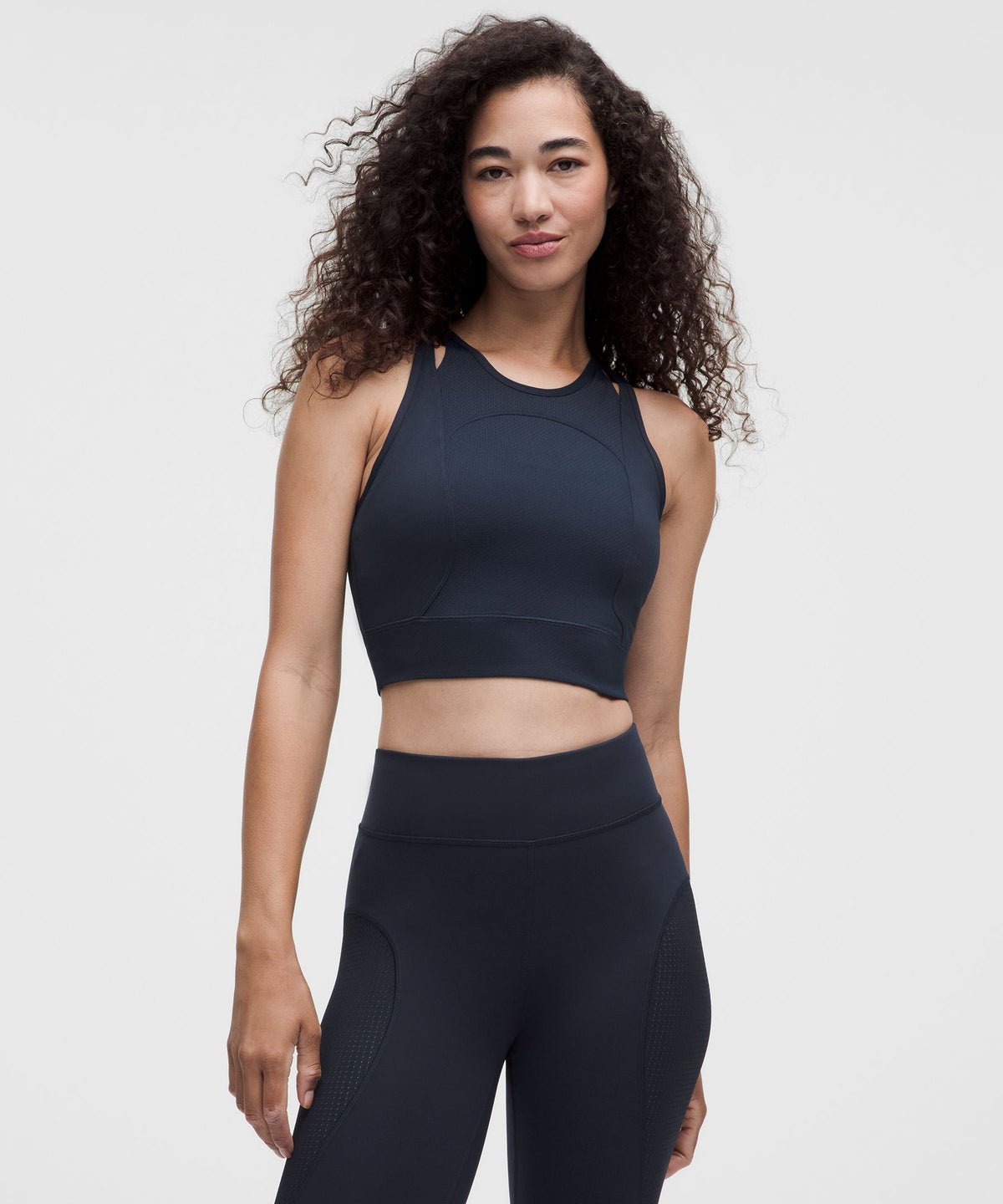 Mesh Cut-Out Cropped Tank TopSLNSH Collection