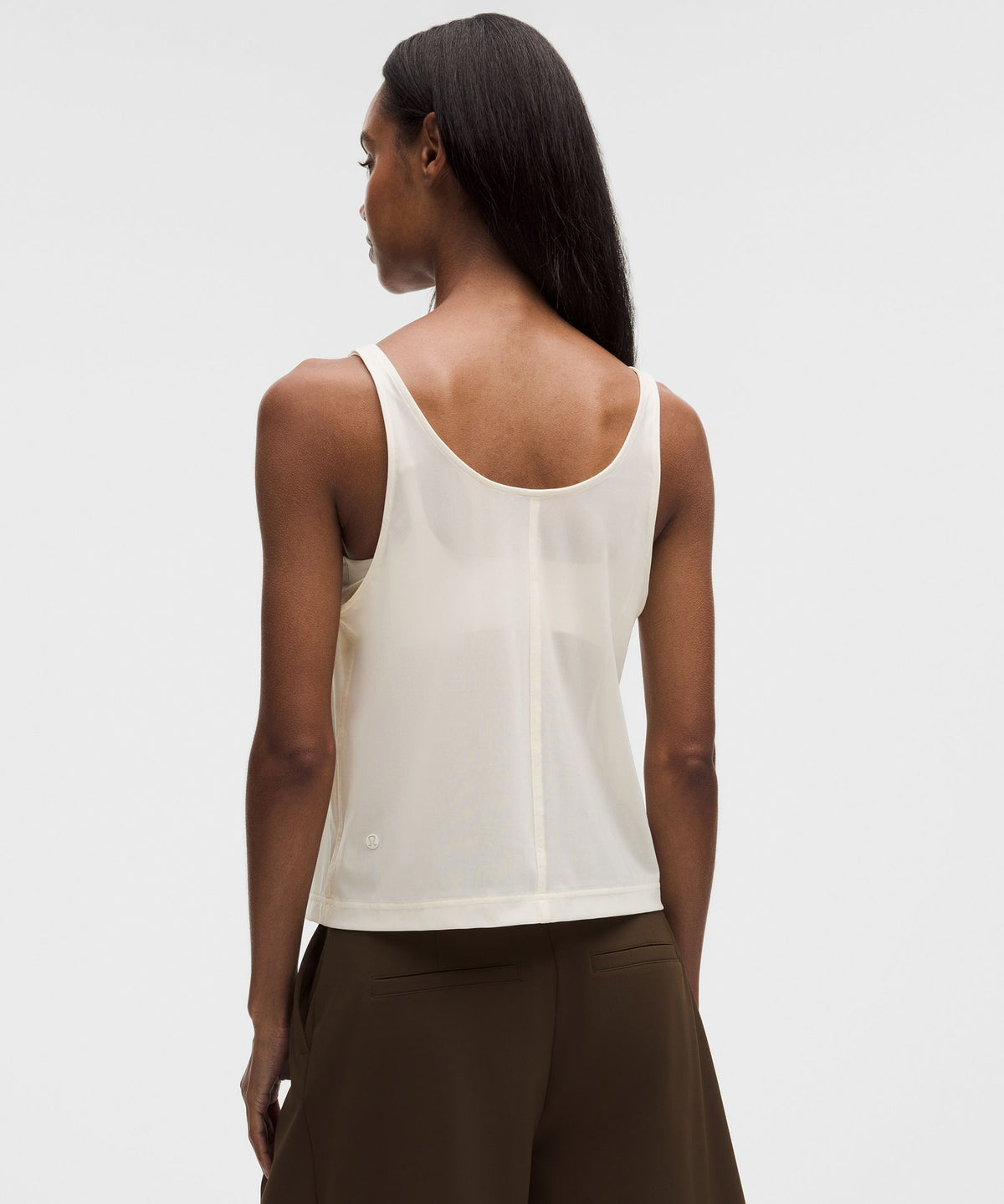 Stretch Mesh Relaxed-Fit Tank Top