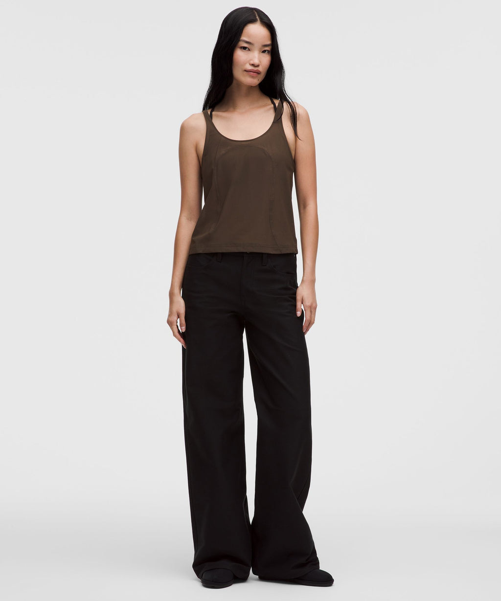 Stretch Mesh Relaxed-Fit Tank Top