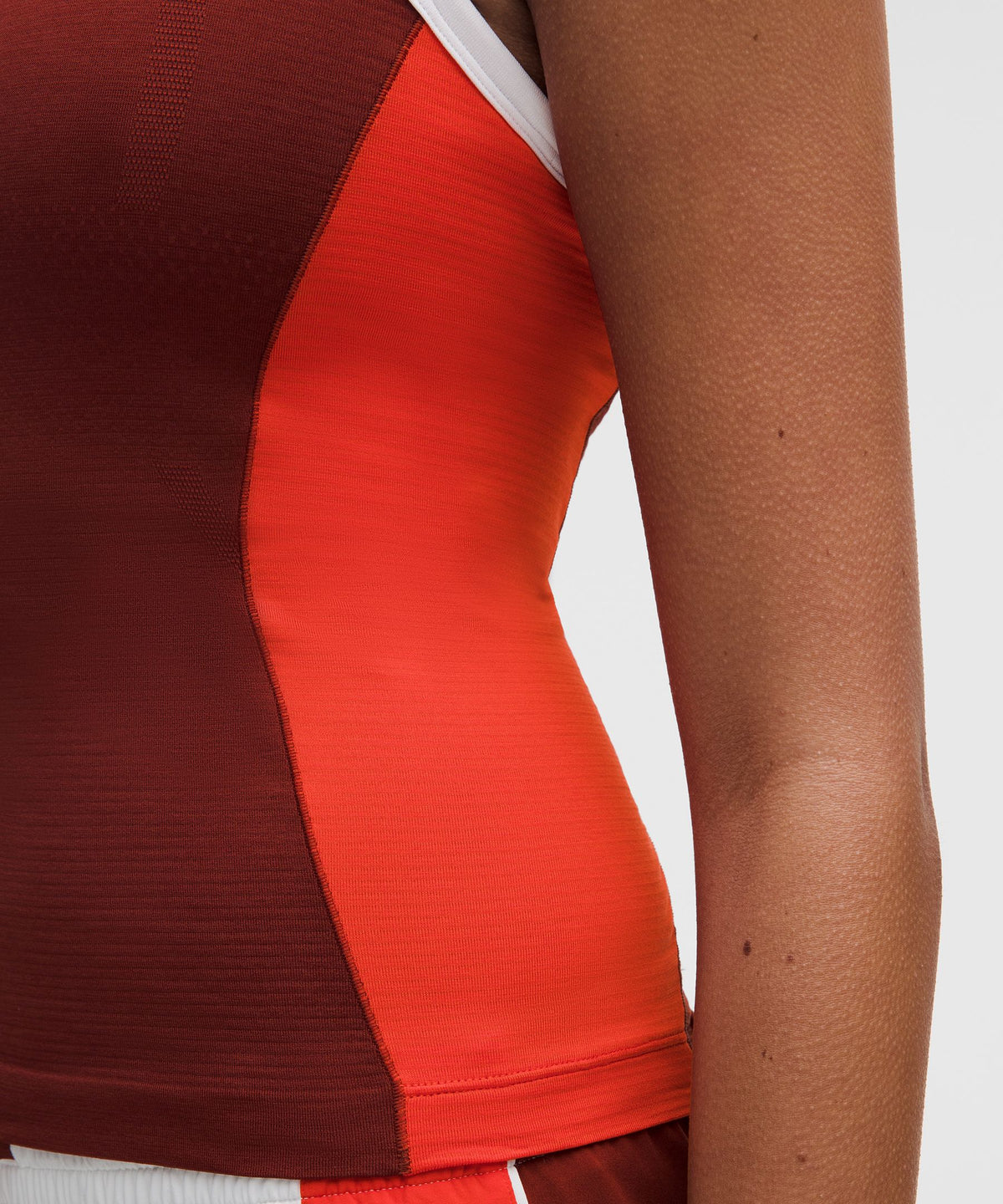 Swiftly Tech Racerback Tank Top 2.0 Waist LengthColourblock