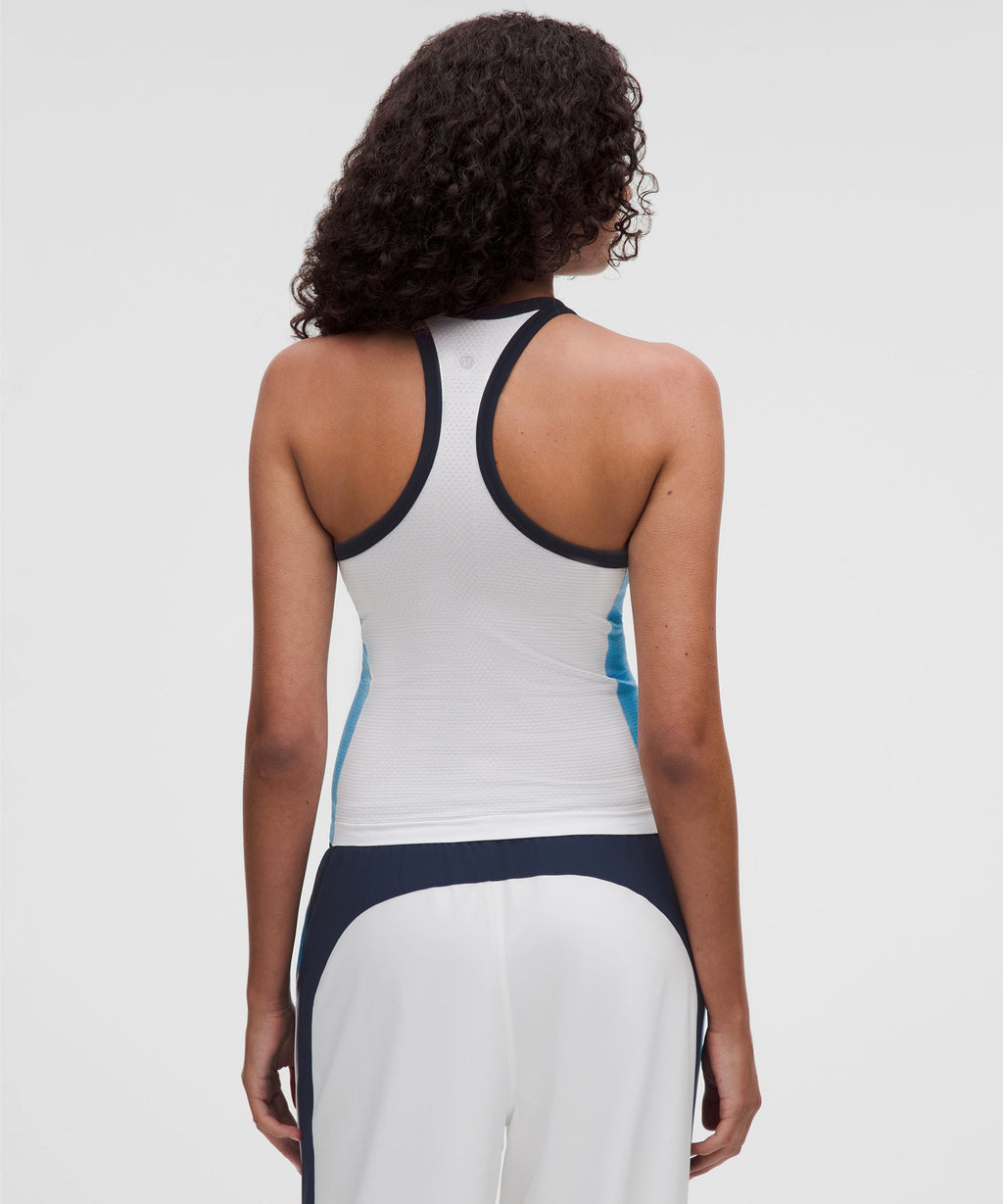 Swiftly Tech Racerback Tank Top 2.0 Waist LengthColourblock
