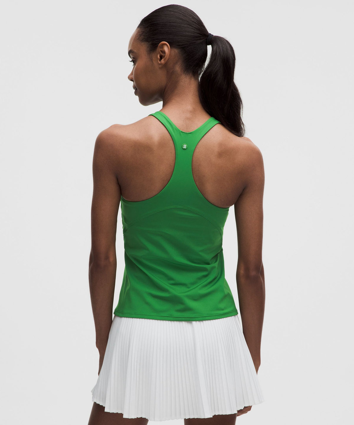 Racerback High-Neck Tennis Tank TopB/C Cup