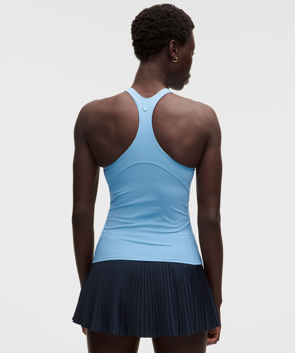 Racerback High-Neck Tennis Tank TopB/C Cup