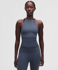 Nulu Satiny-Trim Tie Detail Tank TopLight Support, B/C Cup