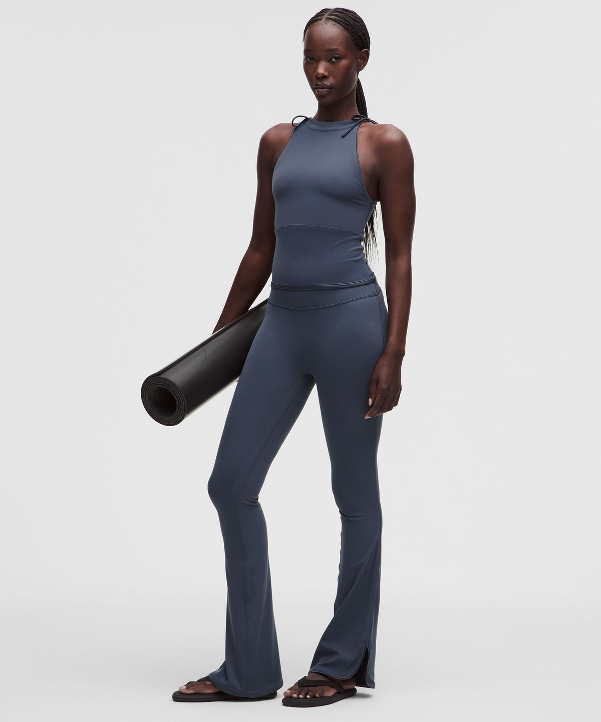 Nulu Satiny-Trim Tie Detail Tank TopLight Support, B/C Cup