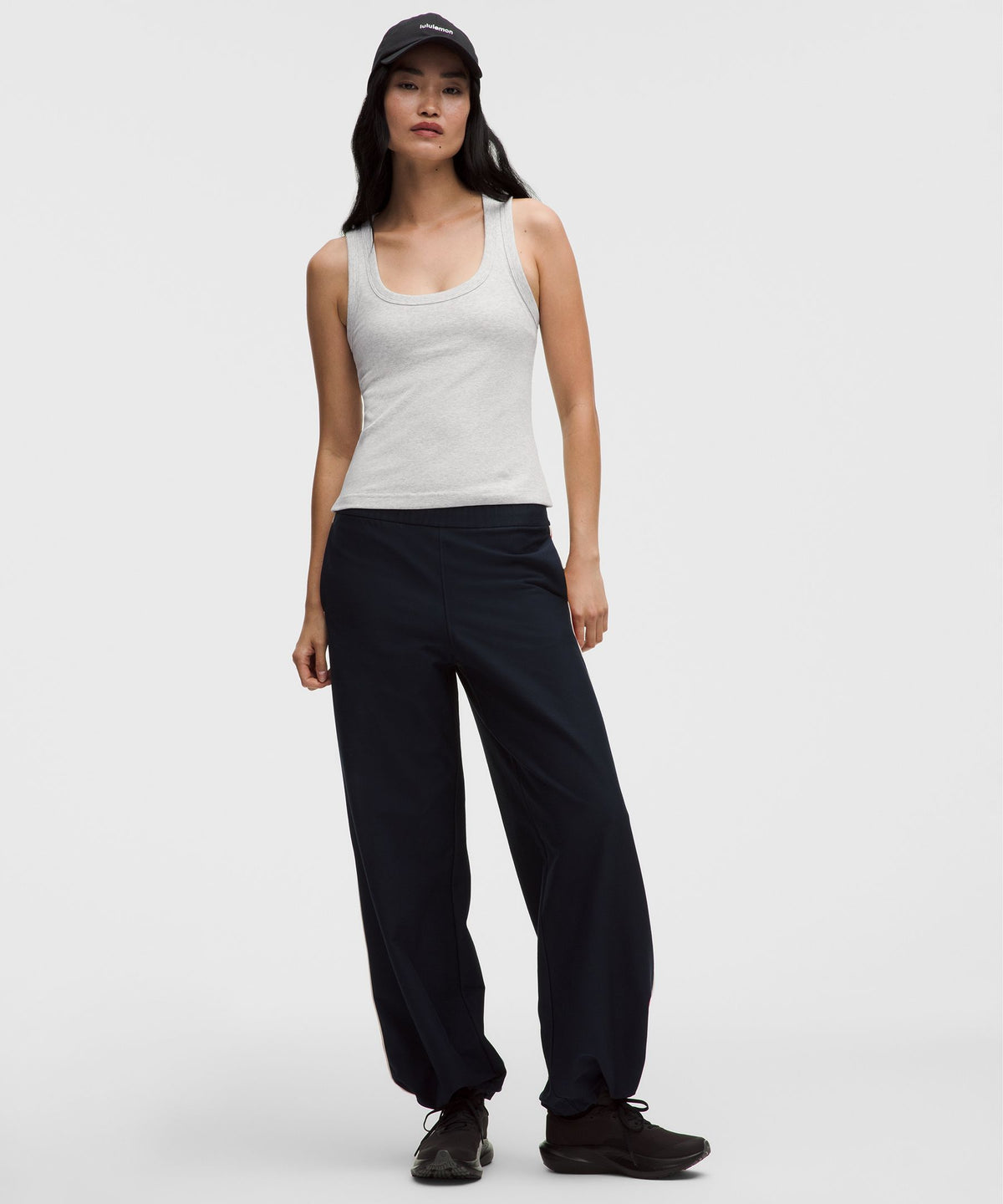 Little Ribbed Scoop-Neck Tank Top