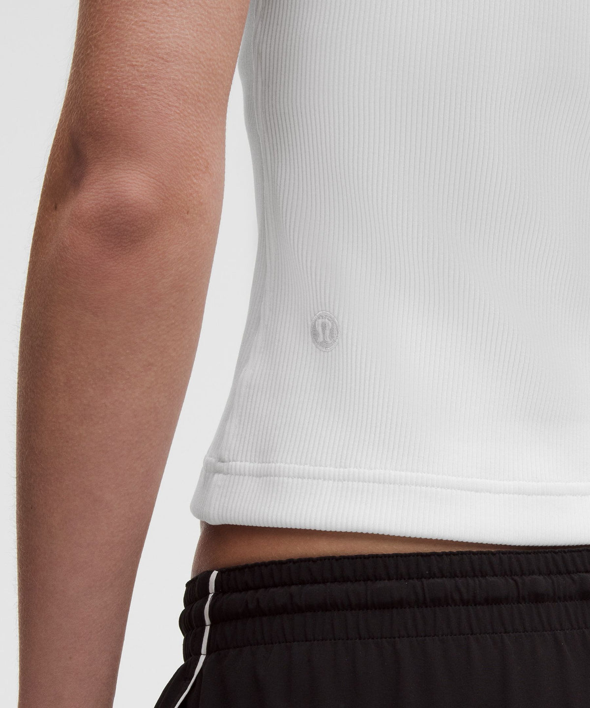 Ribbed Heavyweight Cotton-Blend Racerback Tank Top