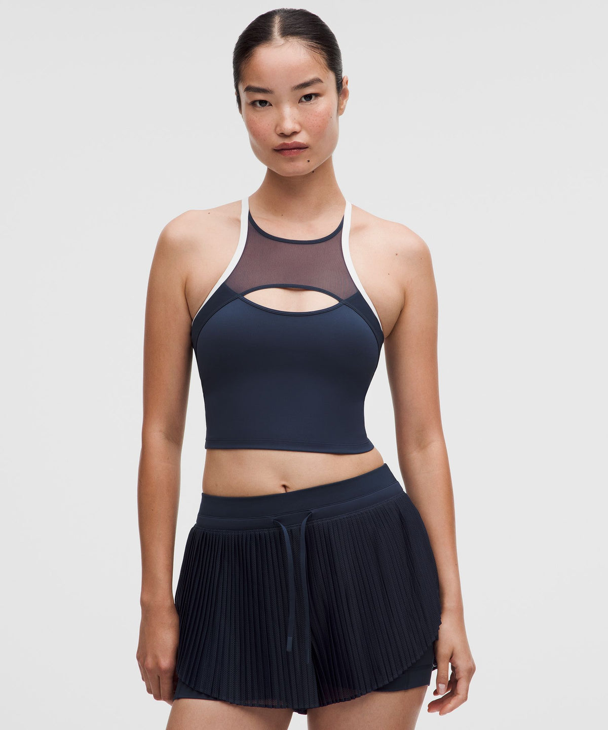Ace Advantage Mesh-Panel Tennis Tank Top