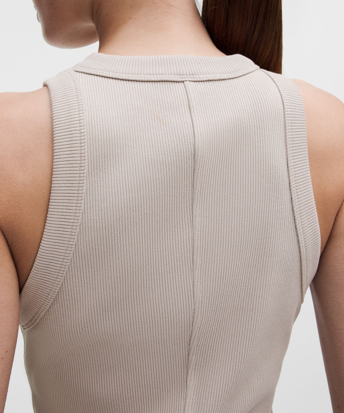 Ribbed Heavyweight Cotton-Blend Mini Dress