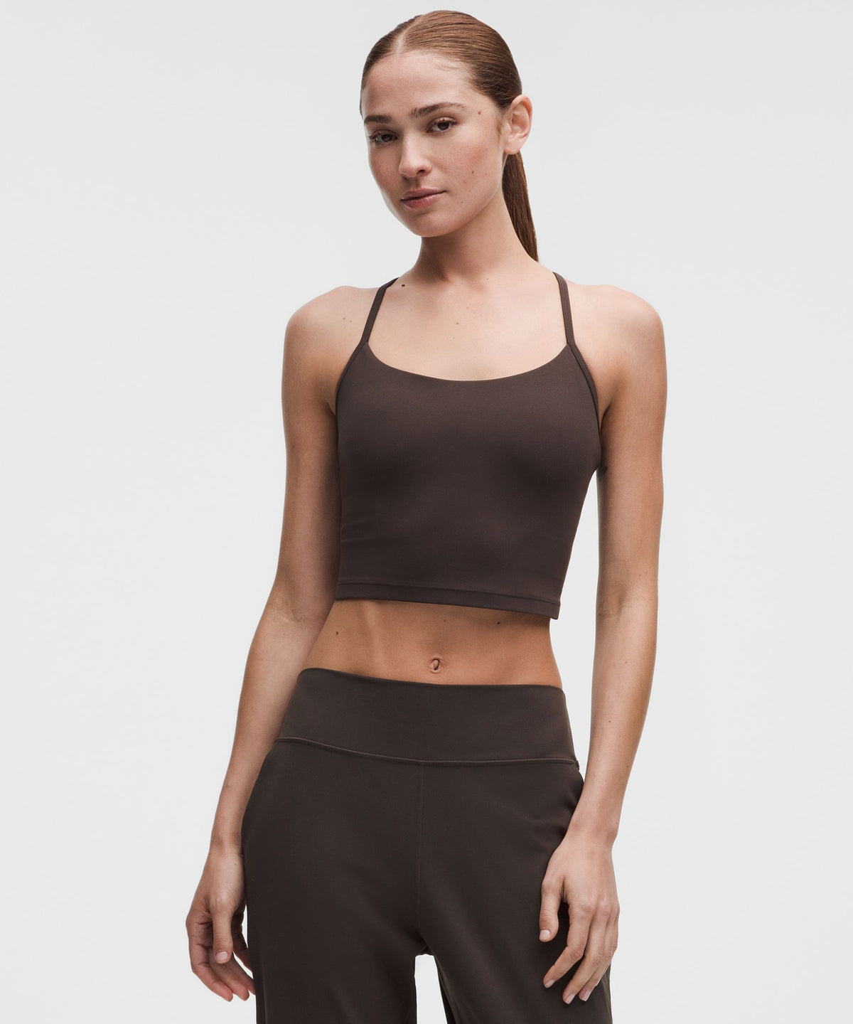 Flow Y Cropped Tank TopLight Support, B/C Cup