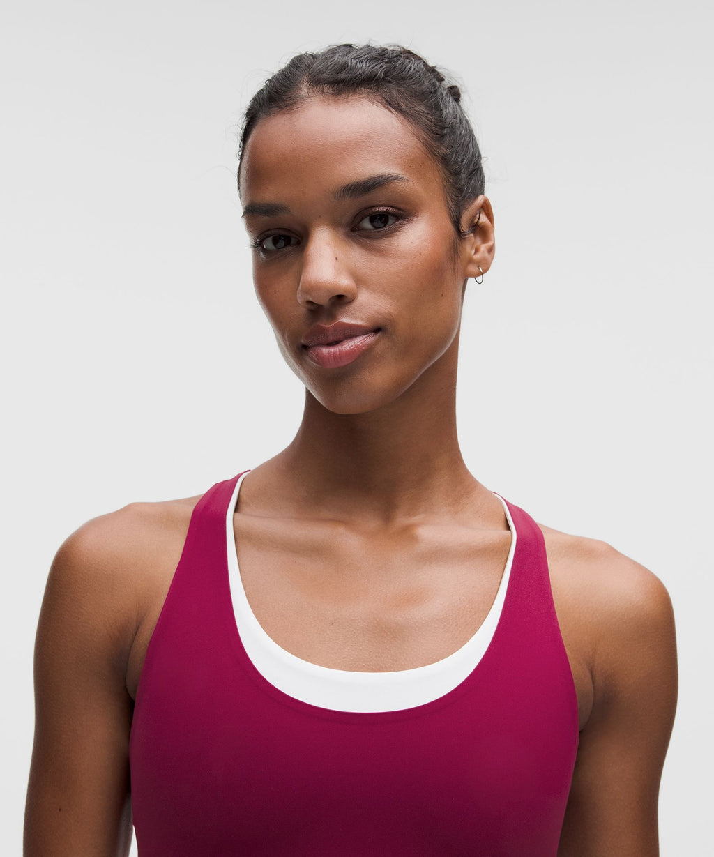 Layered Racerback Tennis Tank Top