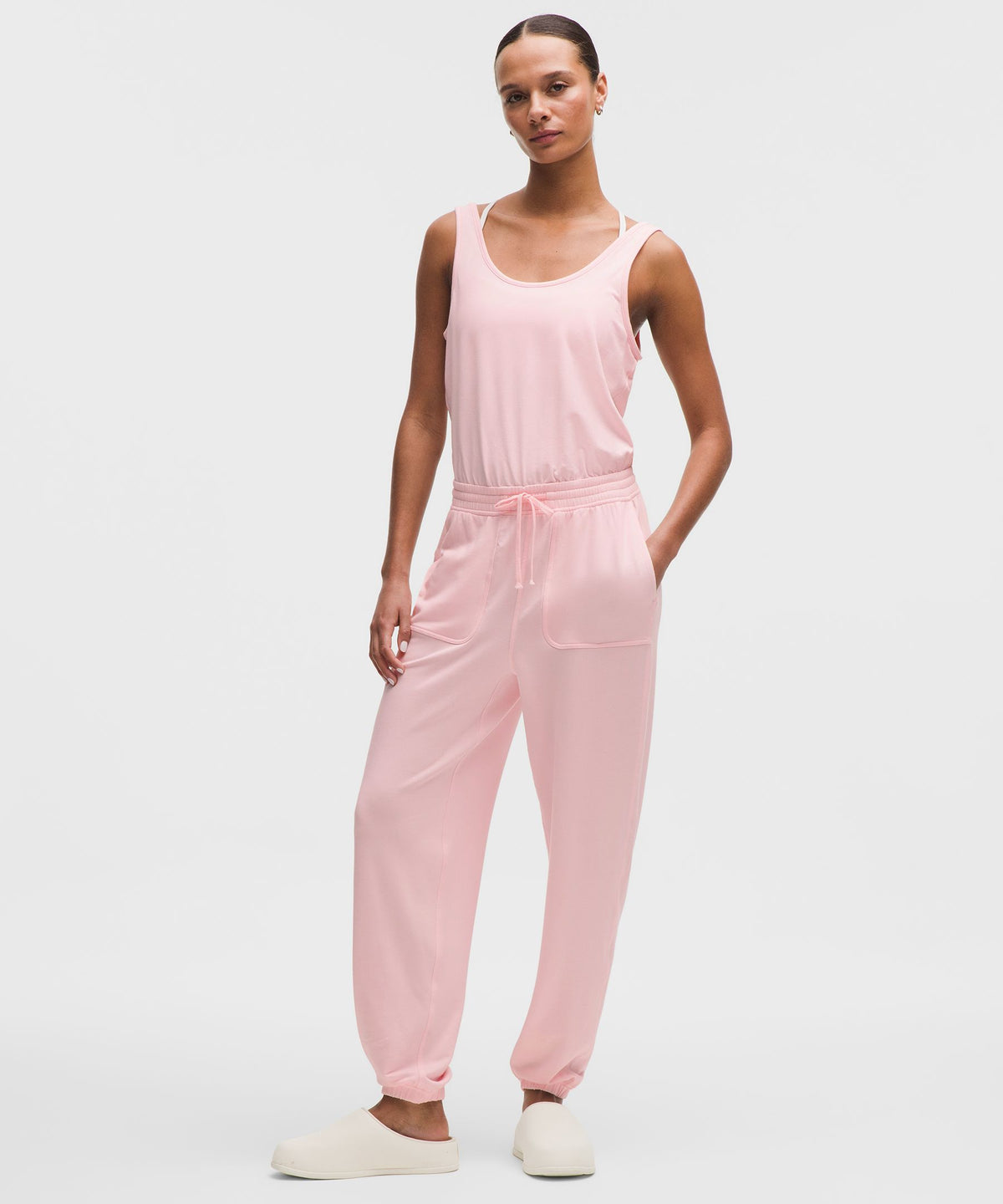 BeCalm Cinch-Waist Jumpsuit