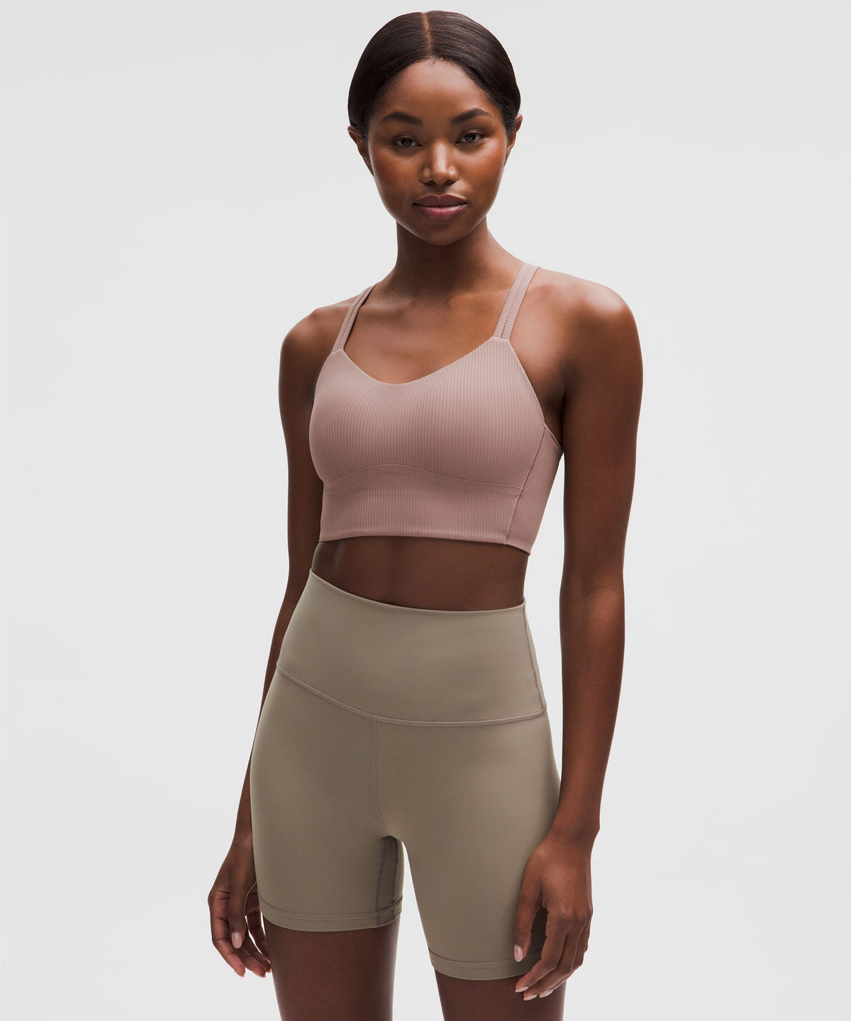 Like a Cloud Ribbed Longline BraLight Support, B/C Cup