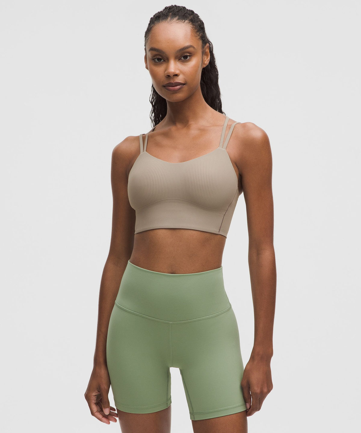 Like a Cloud Ribbed Longline BraLight Support, B/C Cup