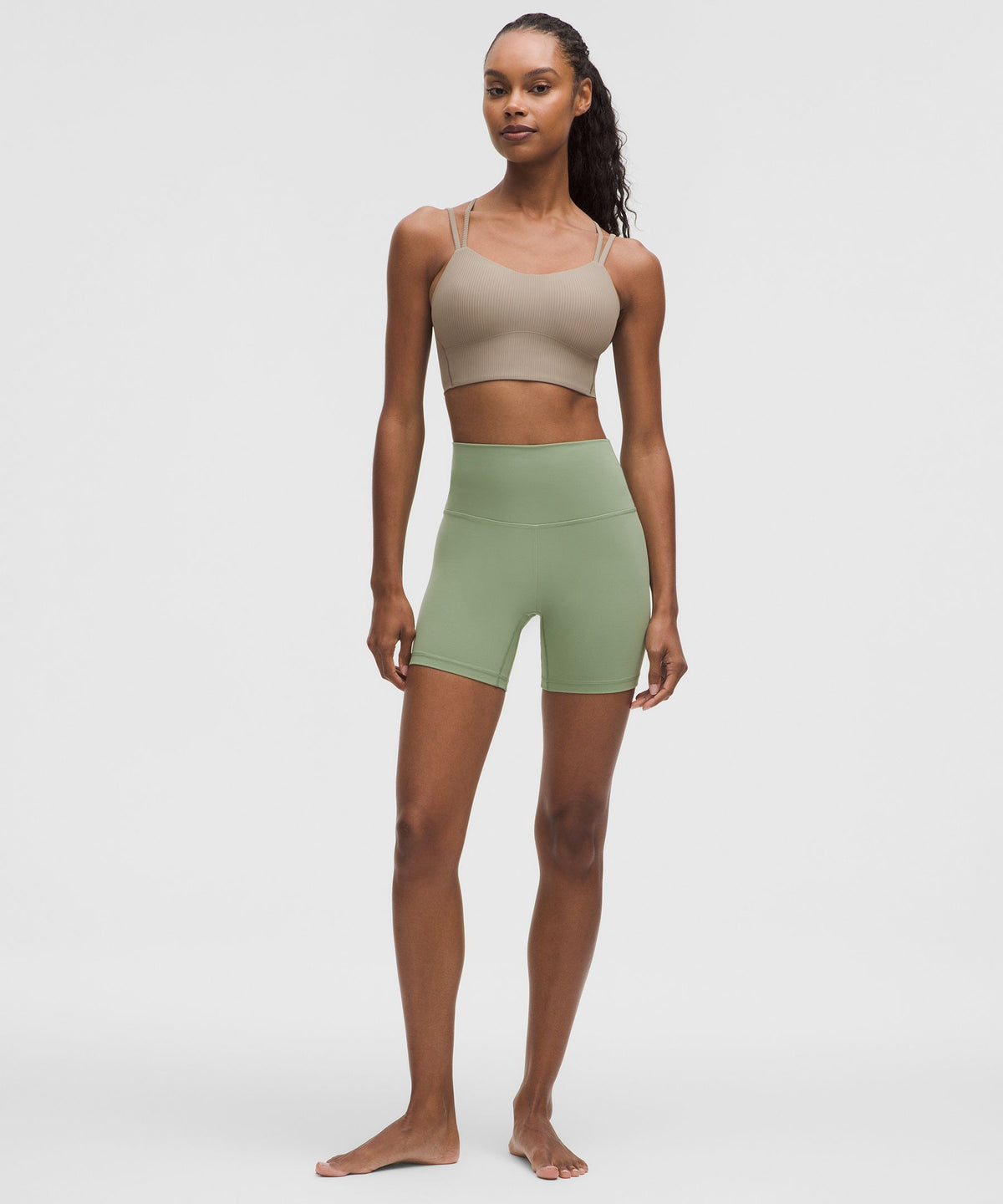Like a Cloud Ribbed Longline BraLight Support, B/C Cup