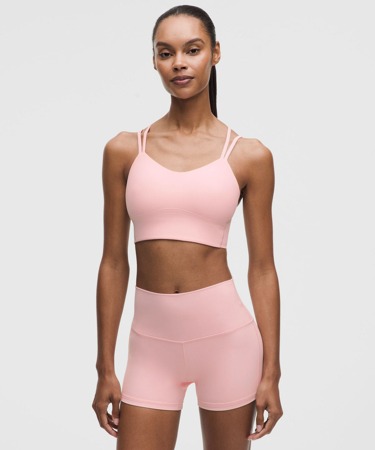 Like a Cloud Ribbed Longline BraLight Support, B/C Cup