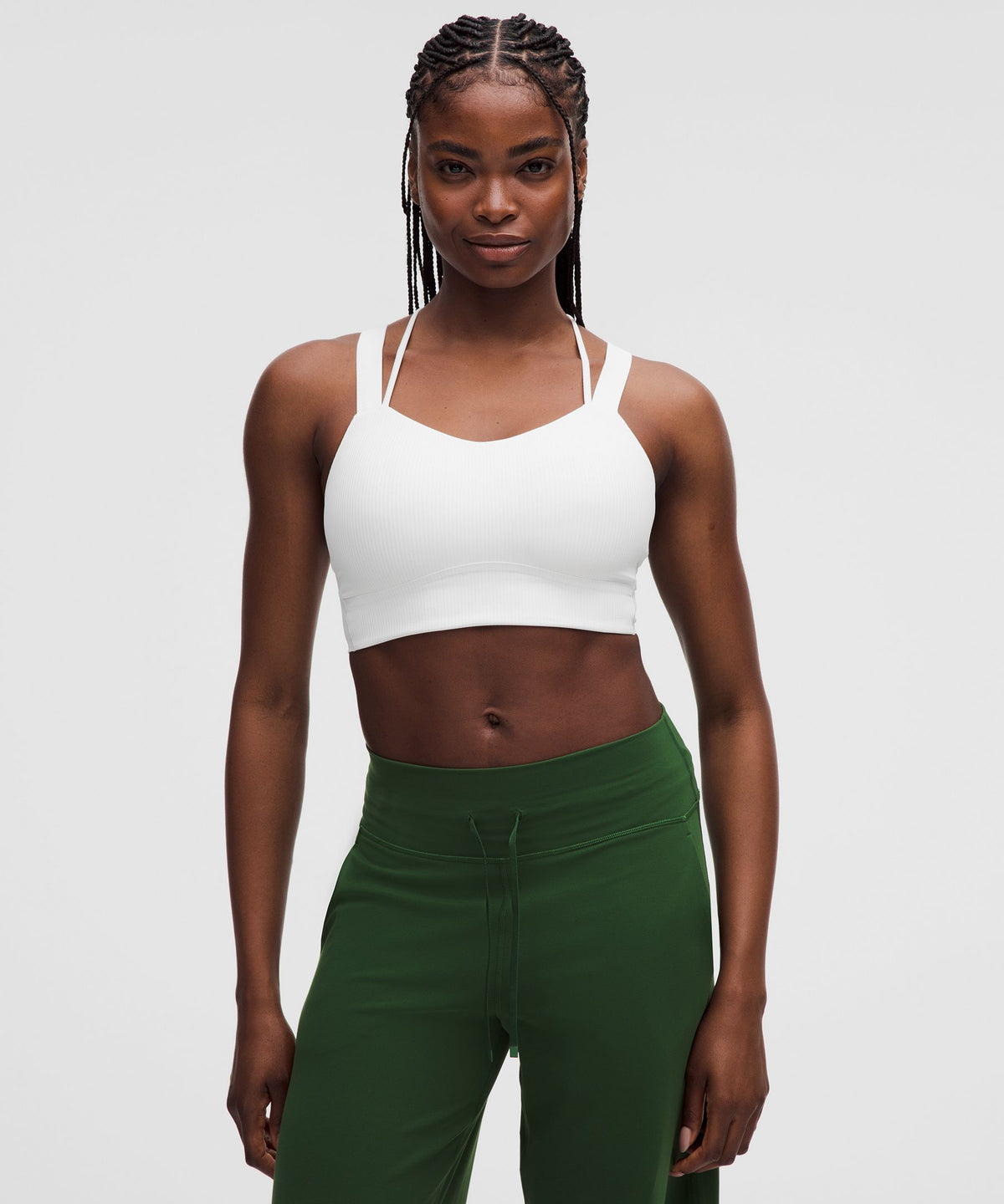 Like a Cloud Ribbed Longline BraLight Support, D/DD Cup