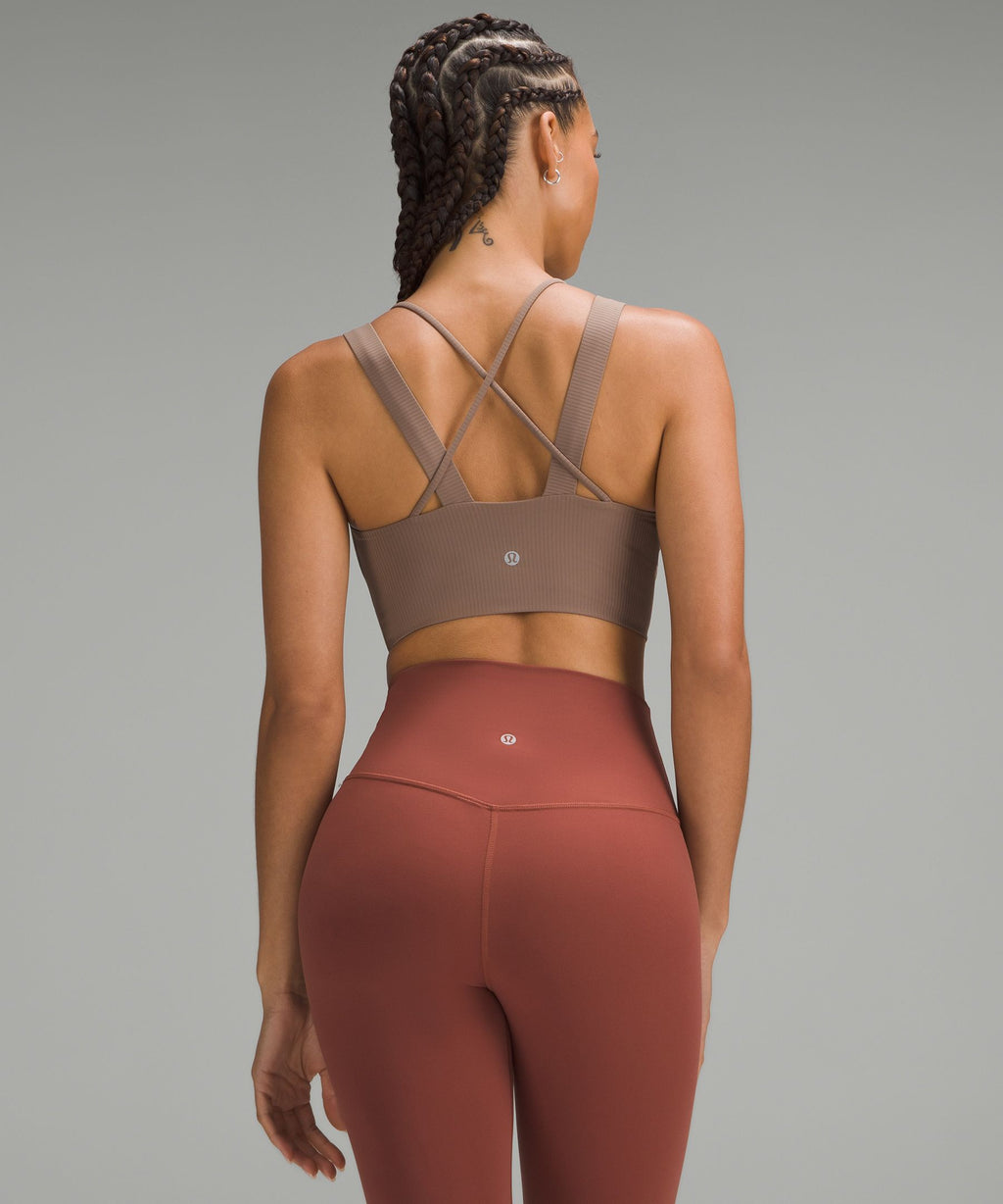 Like a Cloud Ribbed Longline BraLight Support, D/DD Cup