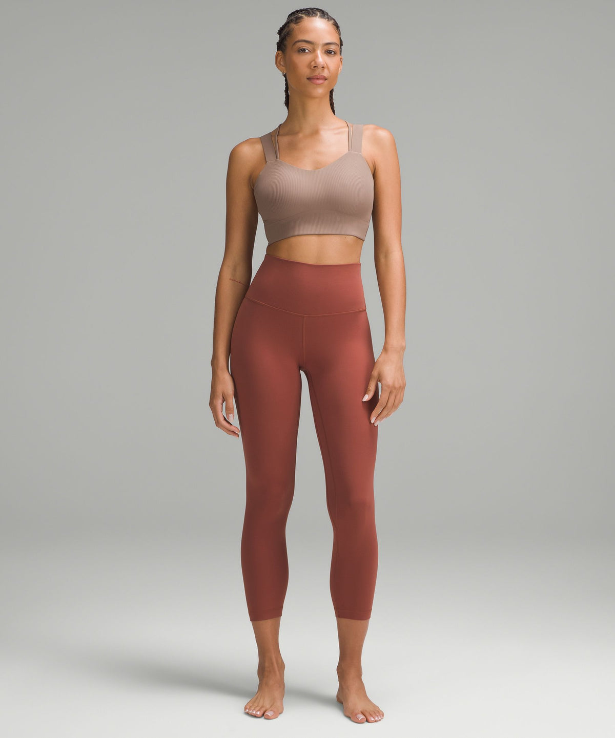 Like a Cloud Ribbed Longline BraLight Support, D/DD Cup