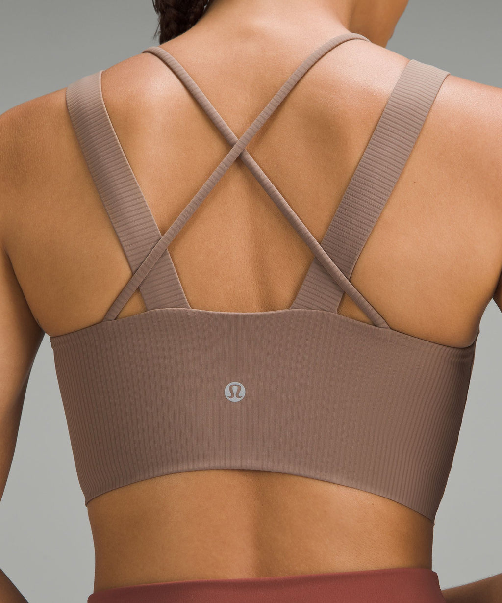 Like a Cloud Ribbed Longline BraLight Support, D/DD Cup