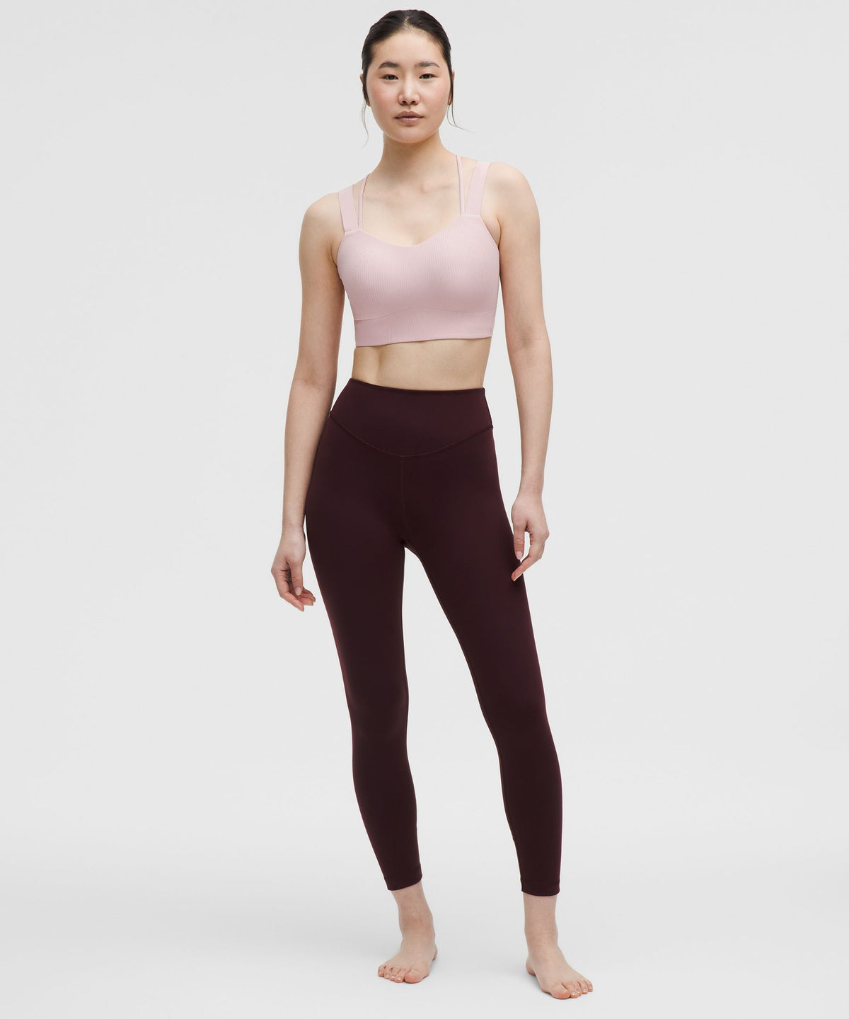 Like a Cloud Ribbed Longline BraLight Support, D/DD Cup