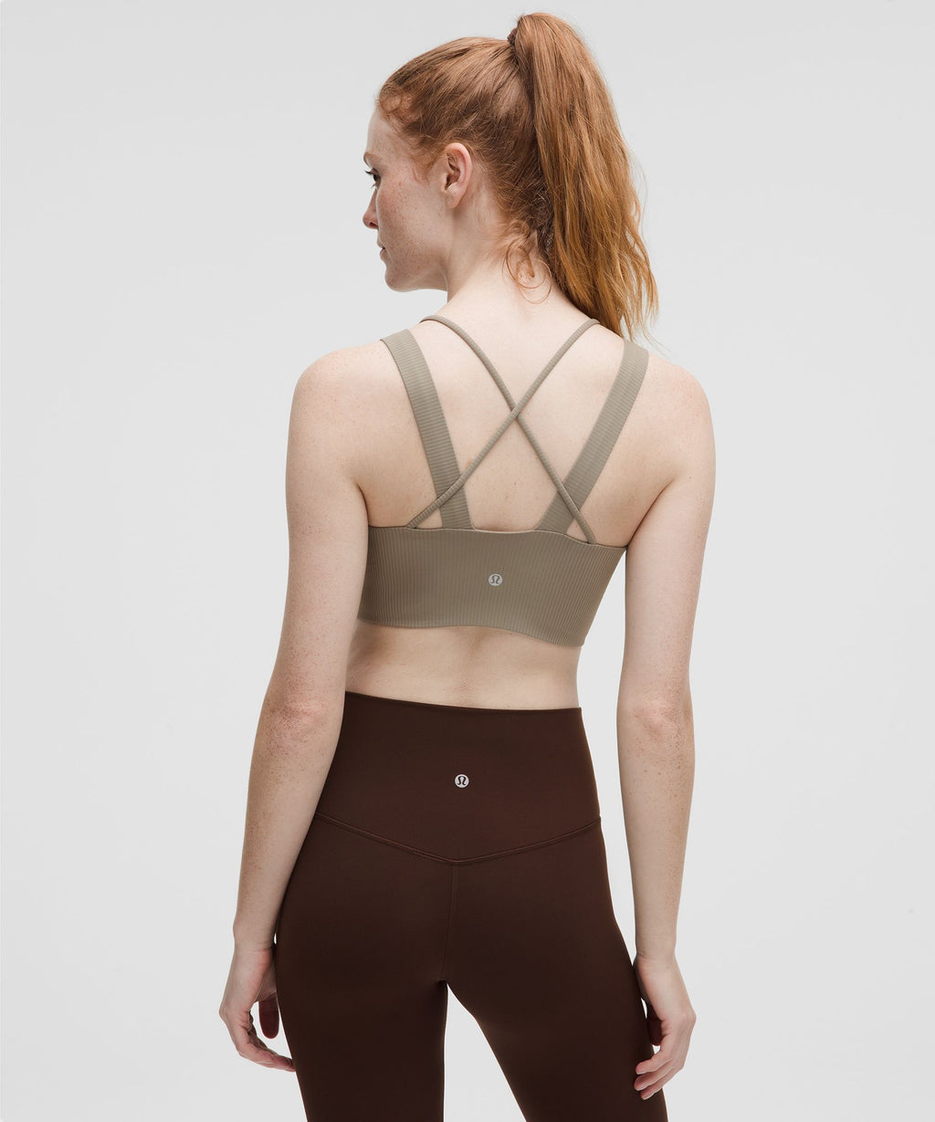 Like a Cloud Ribbed Longline BraLight Support, D/DD Cup