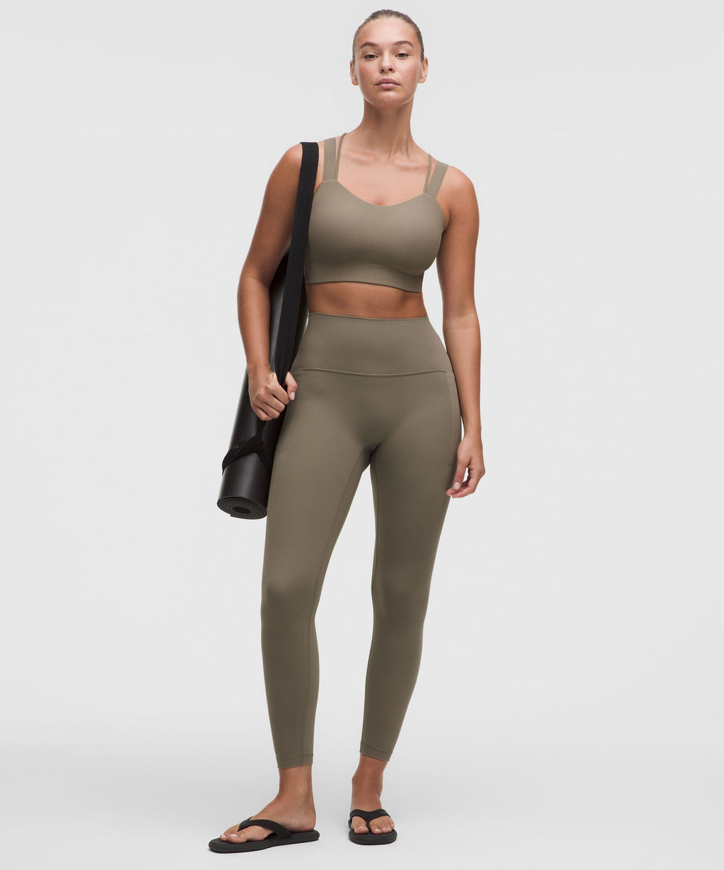 Like a Cloud Ribbed Longline BraLight Support, D/DD Cup