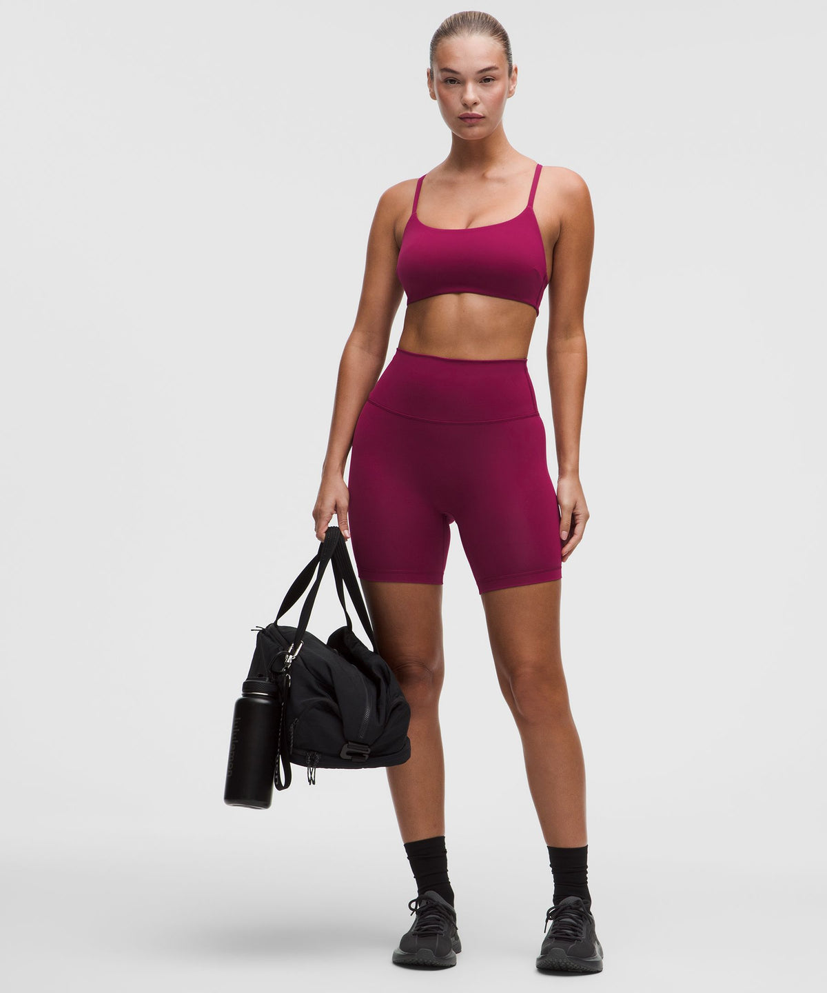 Wunder Train Strappy Racer BraLight Support, C/D Cup