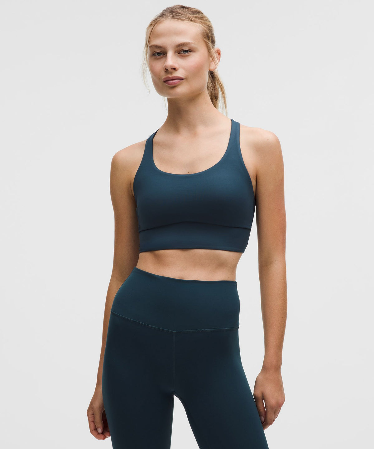 lululemon Energy Longline Bra Medium Support, B-D CupsEvolve
