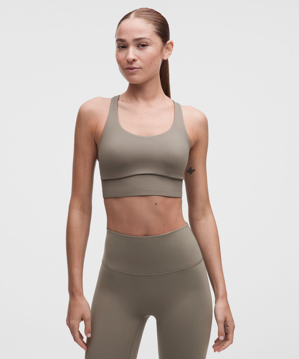 lululemon Energy Longline Bra Medium Support, B-D CupsEvolve