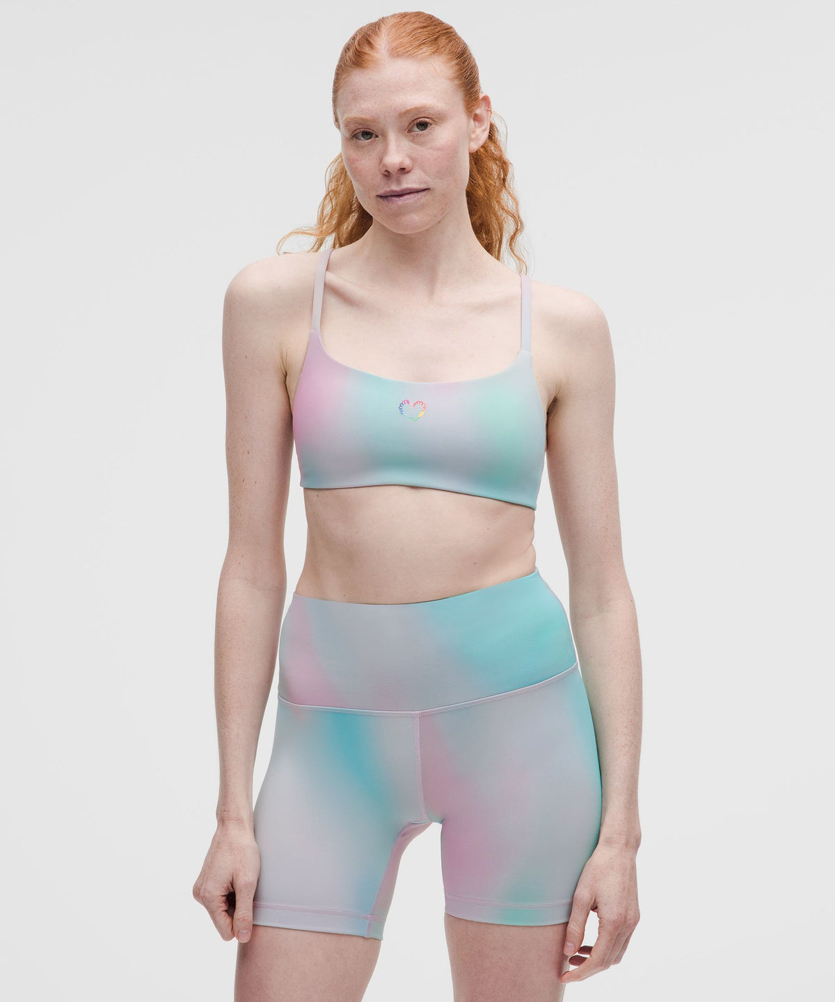 Wunder Train Strappy Racer Bra, Light Support, A/B CupPride