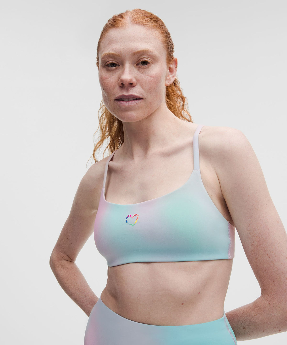 Wunder Train Strappy Racer Bra, Light Support, A/B CupPride