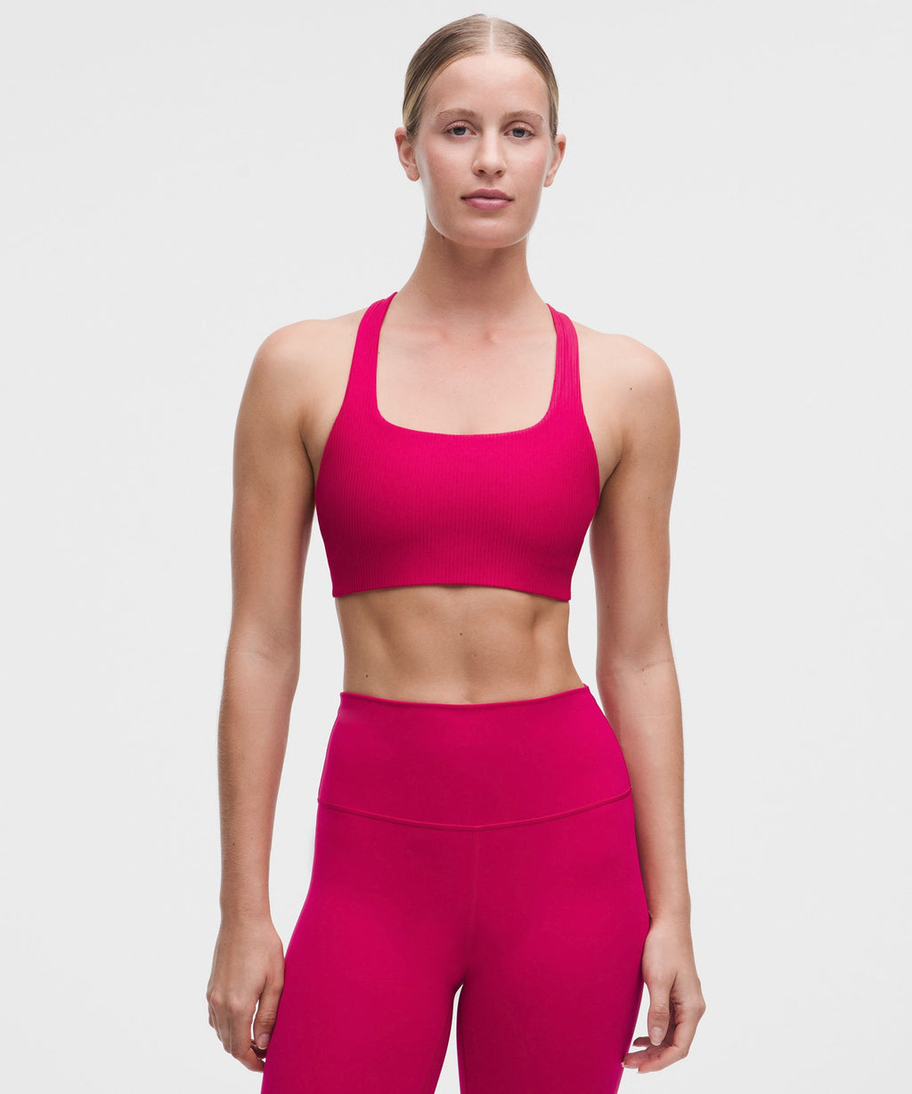 All-Time Hero Ribbed Sports BraMedium Support, B/C Cup