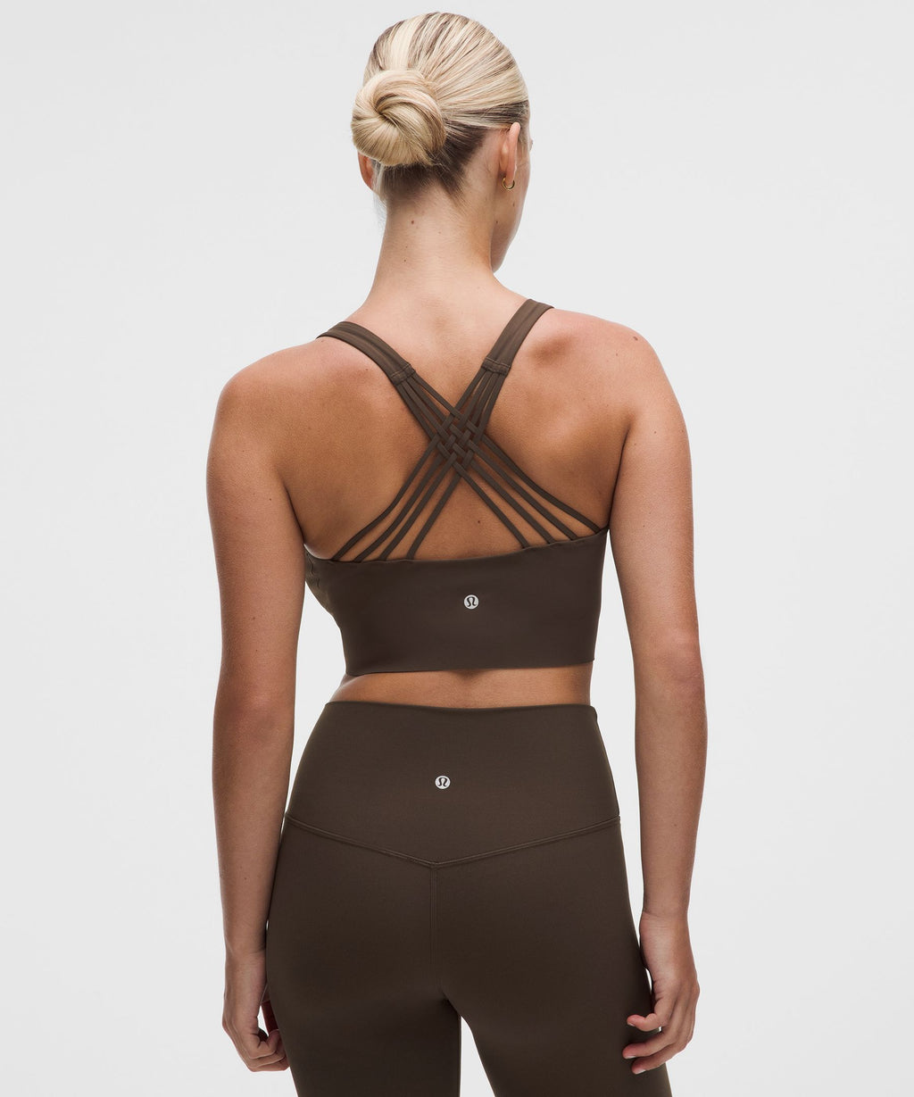 FlexyFlex Strappy Longline Yoga BraLight Support, D–DDD Cups