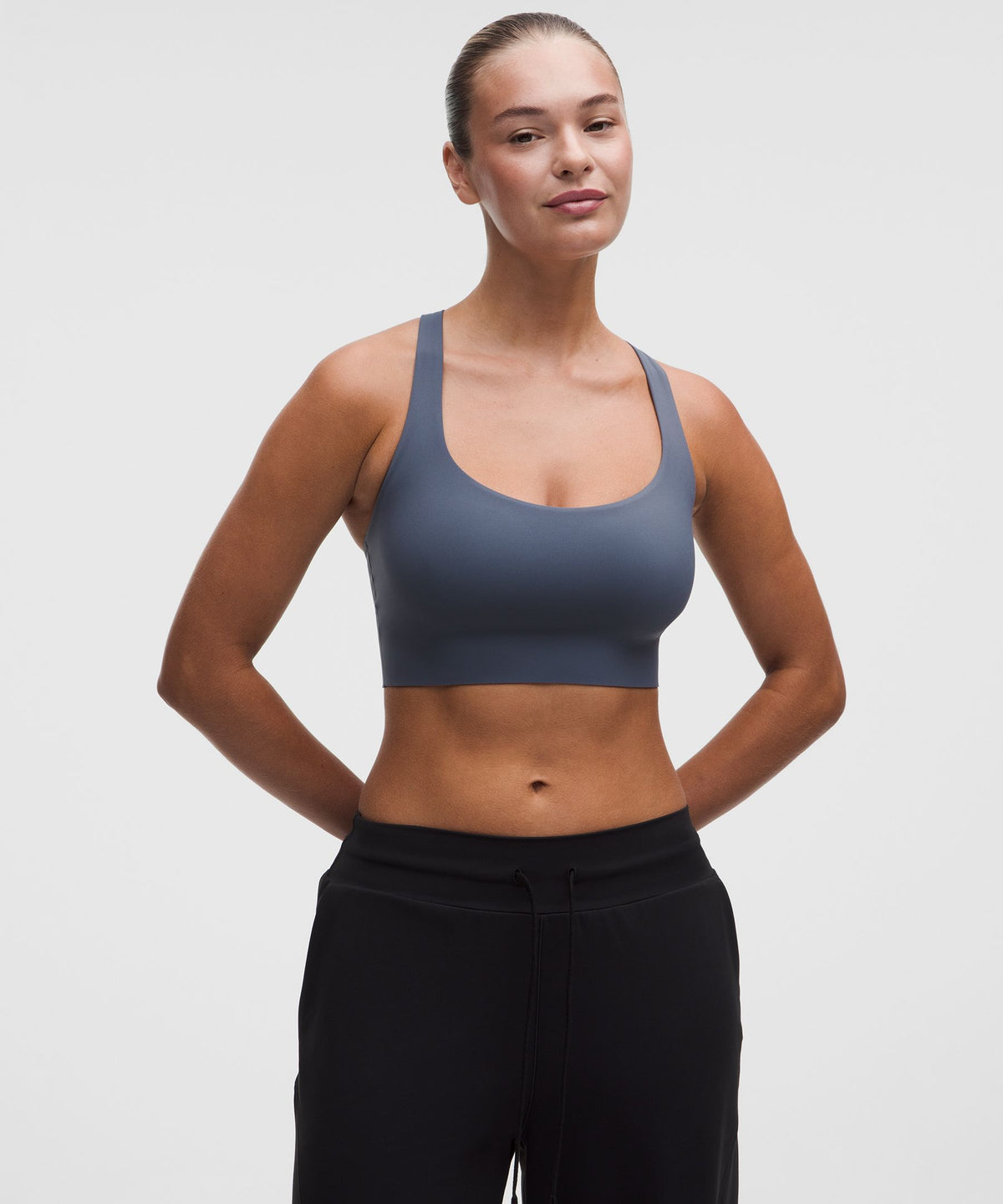 FlexyFlex Strappy Longline Yoga BraLight Support, D–DDD Cups