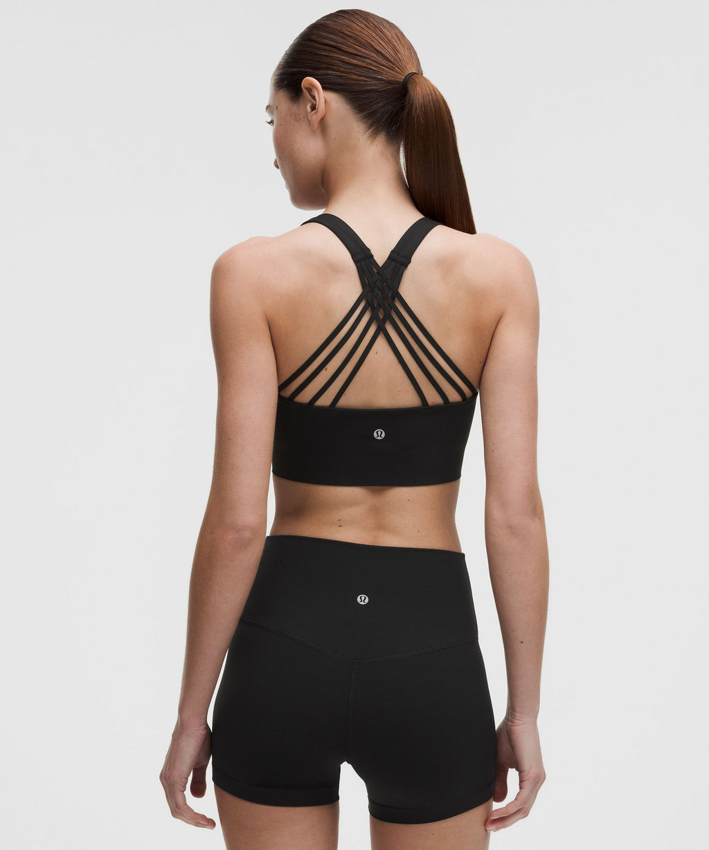 FlexyFlex Strappy Longline Yoga BraLight Support, A–C Cups
