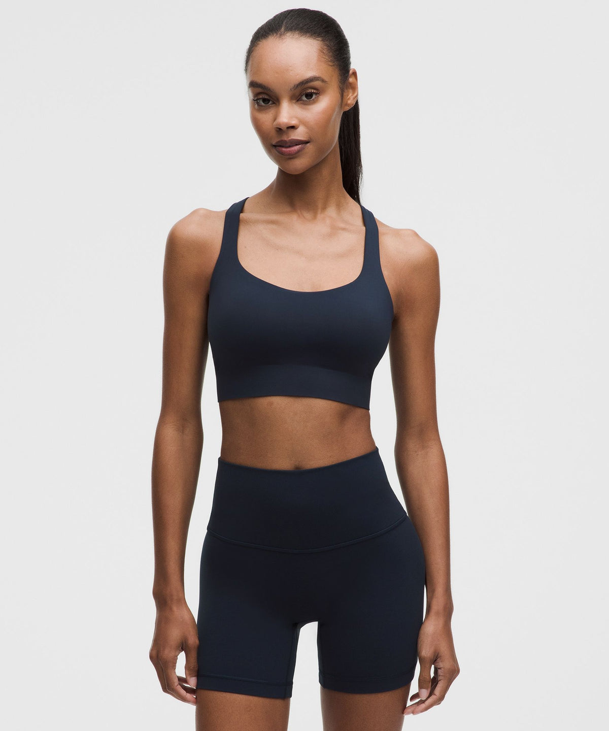 FlexyFlex Strappy Longline Yoga BraLight Support, A–C Cups