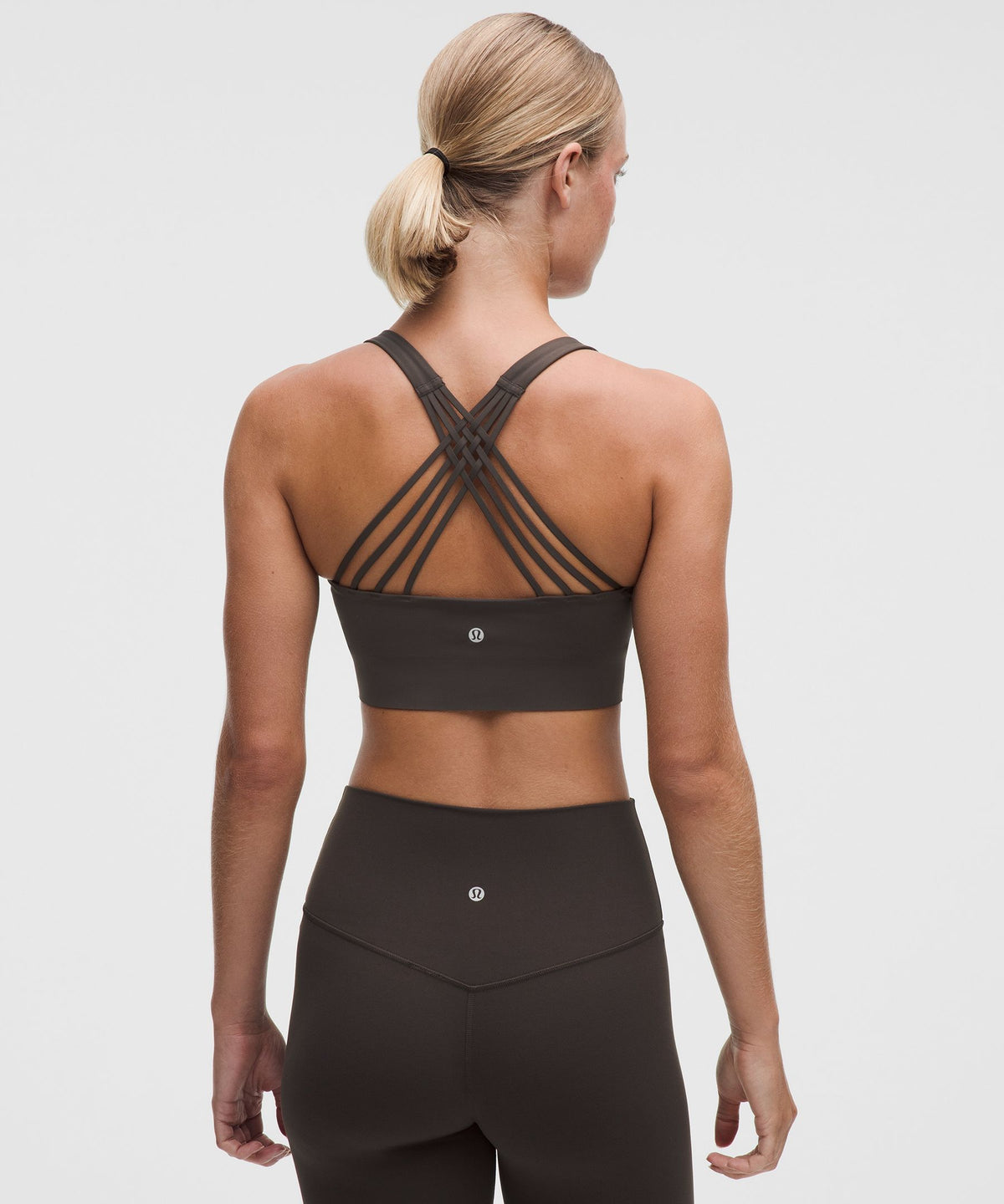 FlexyFlex Strappy Longline Yoga BraLight Support, A–C Cups