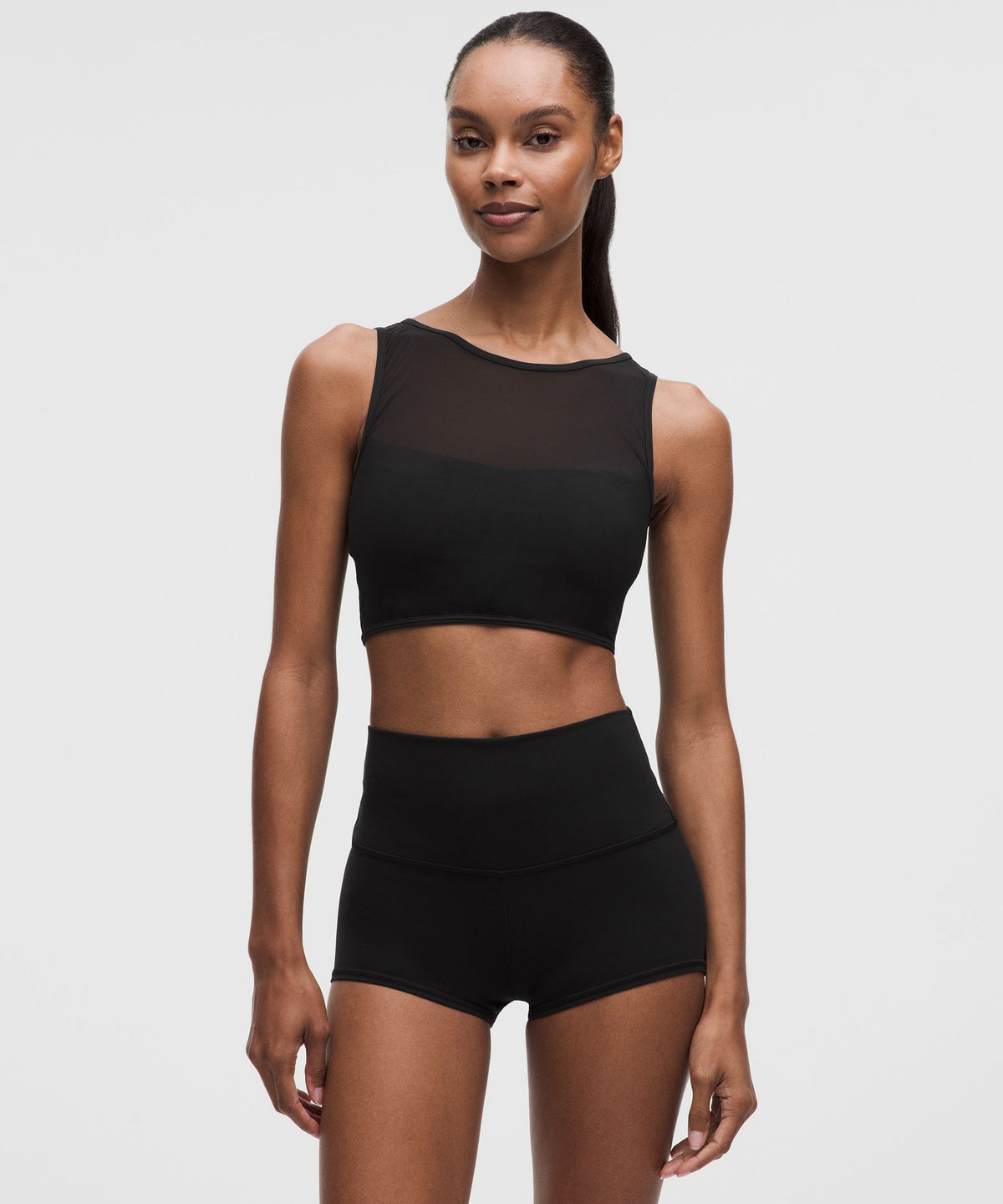 Bend This Mesh Bandeau and V-Neck BraLight Support, A–C Cups