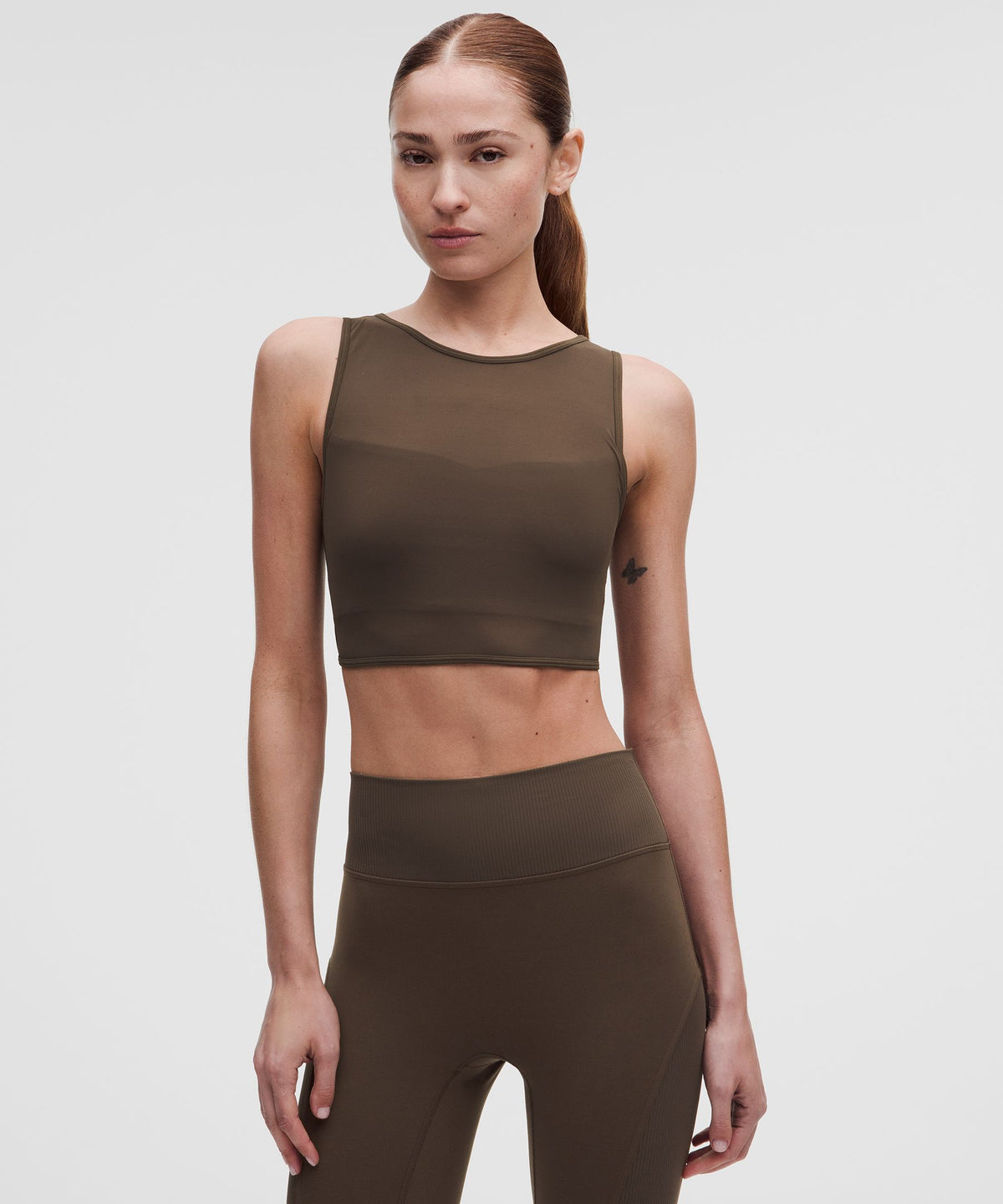 Bend This Mesh Bandeau and V-Neck BraLight Support, A–C Cups