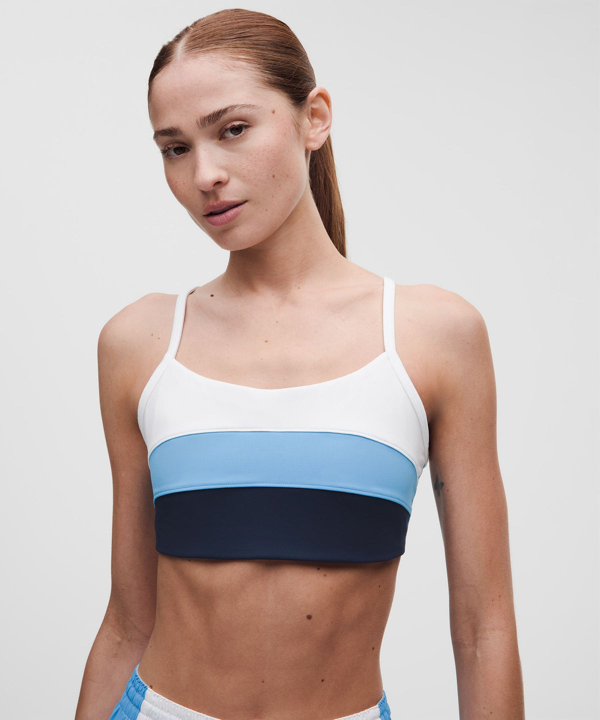 Scoop-Neck Racerback Tennis BraMedium Support, B/C Cup